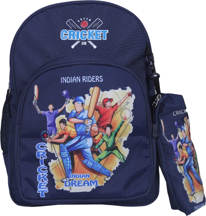 15 cricket indian dream school kids bag with pencil pouch 16 original imaggshnzpukbsuw