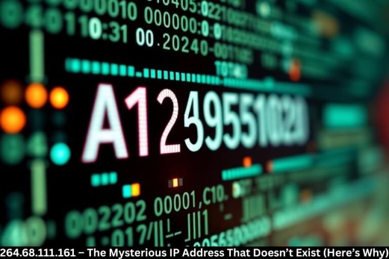 IP address 264.68.111.161 is invalid