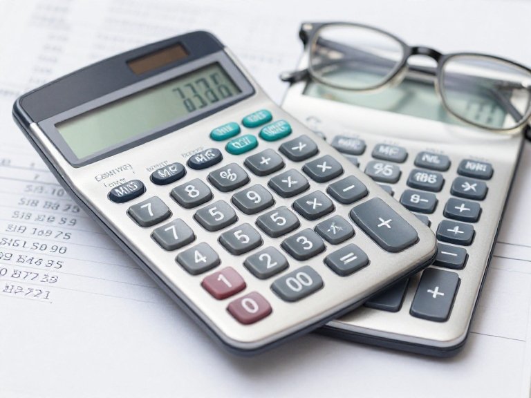 Break even calculator chart showing revenue crossing total costs